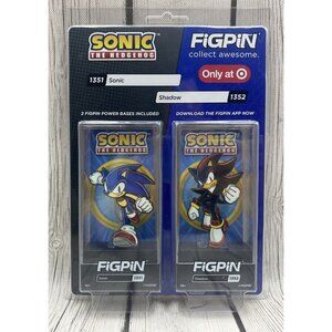 FiGPiN 2 Pack Target Exclusive SEGA Sonic The Hedgehog #1351 & Shadow #1352